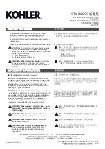 Kohler STILLNESS K-45130T Installation Instructions preview