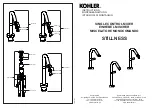 Предварительный просмотр 1 страницы Kohler STILLNESS Instructions