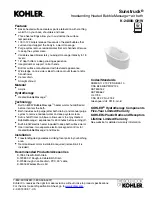 Kohler Sunstruck K-24008-GHW Quick Start Manual preview