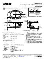 Preview for 2 page of Kohler Sunstruck K-24008-GHW Quick Start Manual