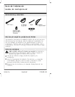 Предварительный просмотр 11 страницы Kohler Tableau K-14293 Installation Manual