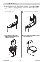 Preview for 4 page of Kohler Touchless Flush Installation And Care Manual