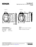 Preview for 2 page of Kohler Transitions K-2599 Manual