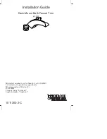 Kohler Triton K-T7019 Installation Manual preview