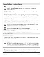 Preview for 2 page of Kohler Underscore K-1167-RH2-33 Installation And Care Manual