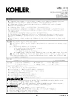 Preview for 80 page of Kohler Veil K-5402A Installation Instructions Manual