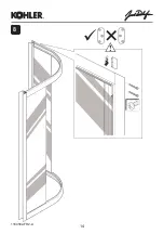 Preview for 14 page of Kohler Vertigo C21R100-GA Fitting Instructions Manual