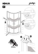 Preview for 27 page of Kohler Vertigo C21R100-GA Fitting Instructions Manual