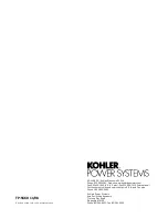 Preview for 72 page of Kohler ZCS series Operation And Installation