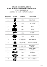 Kohl's 61SRR4507BRK Assembly Instructions preview