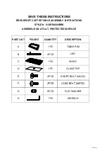 Kohl's BROCKPORT 61SRR4509BRK Assembly Instructions preview