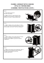 Preview for 2 page of Kohl's RAVINE 61SRR4525RAV Instructions