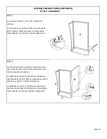 Preview for 2 page of Kohl's SONOMA PRESIDIO LOVESEAT GLIDER 61SRR4504 Assembly Instructions