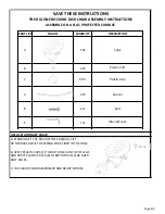 Preview for 1 page of Kohl's THE BIG ONE ROCKING DISH CHAIR Assembly Instructions
