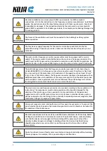 Предварительный просмотр 6 страницы KOJA 0603 Instruction For Operation And Maintenance