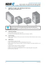 Предварительный просмотр 12 страницы KOJA 0603 Instruction For Operation And Maintenance