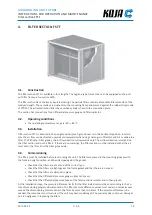 Предварительный просмотр 13 страницы KOJA 0603 Instruction For Operation And Maintenance