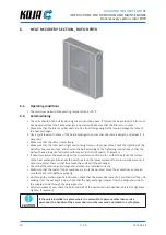 Предварительный просмотр 20 страницы KOJA 0603 Instruction For Operation And Maintenance