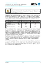 Предварительный просмотр 37 страницы KOJA 0603 Instruction For Operation And Maintenance