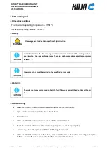 Предварительный просмотр 23 страницы KOJA Future S Operation And Maintenance Instructions