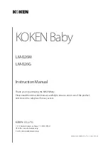 KOKEN LM-026M Instruction Manual preview