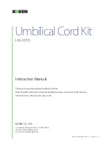 KOKEN LM-101D Instruction Manual preview