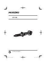 Koki Holdings Hikoki GP 18DA Handling Instructions Manual предпросмотр