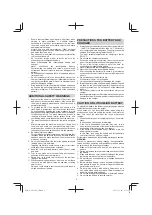 Preview for 8 page of Koki Holdings Hikoki GP 18DA Handling Instructions Manual