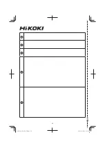 Preview for 20 page of Koki Holdings Hikoki GP 18DA Handling Instructions Manual