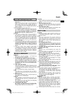 Preview for 13 page of Koki Holdings Hikoki RP3608DA(L) Handling Instructions Manual