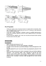 Preview for 14 page of Kokido EV25 User Manual