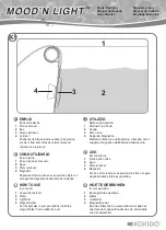 Preview for 4 page of Kokido MOOD N'LIGHT K655 User Manual