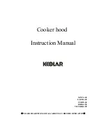 Preview for 1 page of KOLAR CUBIX 60 Instruction Manual