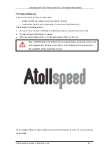 Preview for 46 page of Kolb Atollspeed 300H Operating Instructions Manual