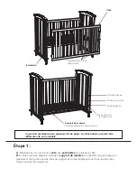 Preview for 8 page of Kolcraft 3-in-1 Convertible Crib Assembly Instructions Manual