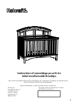 Preview for 11 page of Kolcraft Brooklyn Crib Assembly Instructions Manual