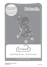 Kolcraft cloud SPORT Instructions Manual preview