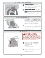 Предварительный просмотр 12 страницы Kolcraft Contours Options 3 Instruction Sheet