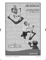 Kolcraft ELMO TINY STEPS Instruction Sheet preview