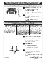 Preview for 17 page of Kolcraft Jeep S084 Instruction Sheet