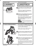 Preview for 8 page of Kolcraft tiny steps Instruction Sheet