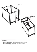 Предварительный просмотр 8 страницы Kolcraft Transitional 3 Drawer Dresser Assembly Instructions Manual