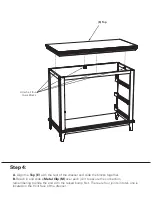 Предварительный просмотр 9 страницы Kolcraft Transitional 3 Drawer Dresser Assembly Instructions Manual