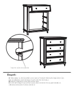 Предварительный просмотр 29 страницы Kolcraft Transitional 4 Drawer Dresser Assembly Instructions Manual