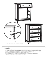 Предварительный просмотр 44 страницы Kolcraft Transitional 4 Drawer Dresser Assembly Instructions Manual