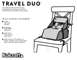 Preview for 1 page of Kolcraft TRAVEL DUO Manual