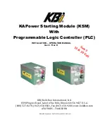 Preview for 1 page of Kold-Ban International, Ltd. KSM PLC Installation & Operation Manual