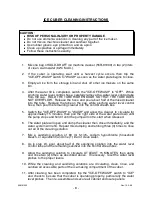 Preview for 8 page of Kold-Draft CLASSIC GB457 Installation & Operation Instructions