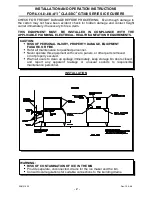 Preview for 2 page of Kold-Draft GT357 Classic Installation & Operation Instructions