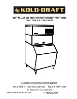 Kold-Draft T261 Assembly, Installation And Operation Instructions preview